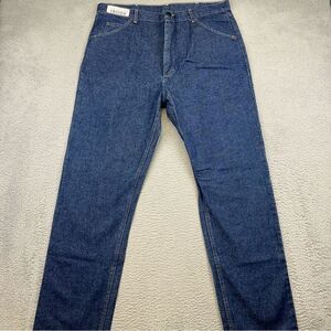 Bulwark FR Jeans Mens 38x35 Blue Denim Flame Resistant Work Wear‎ Straight